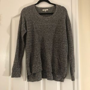 Madewell zipper side sweater